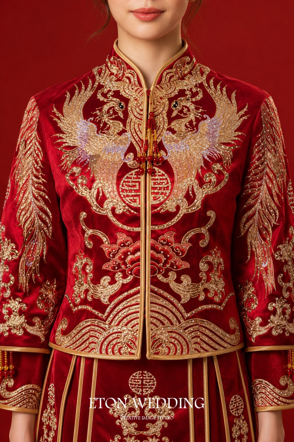中式禮服,秀禾服,新中式禮服,中式婚紗,龍鳳褂